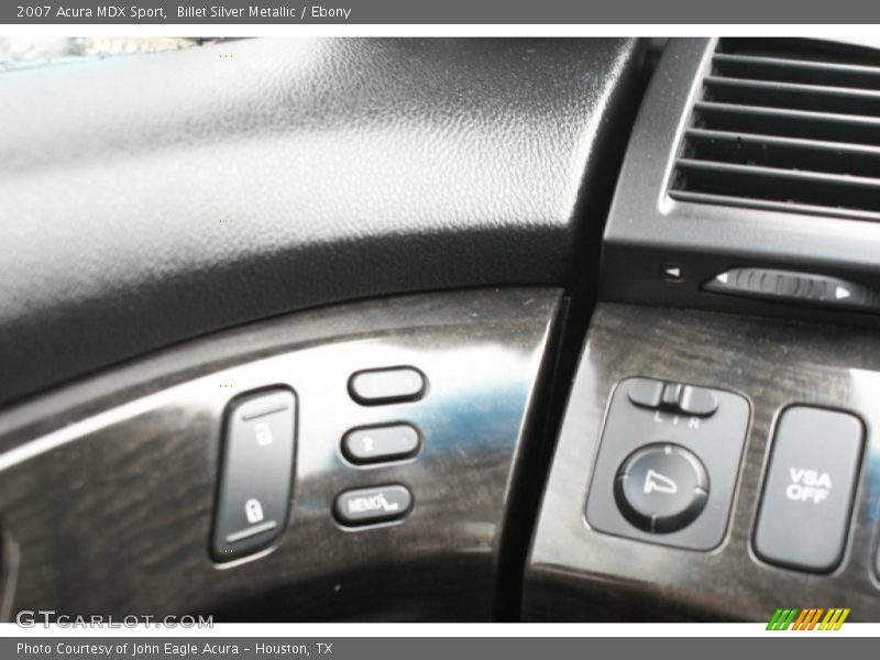 Billet Silver Metallic / Ebony 2007 Acura MDX Sport