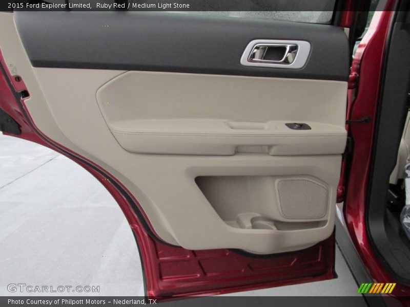 Ruby Red / Medium Light Stone 2015 Ford Explorer Limited