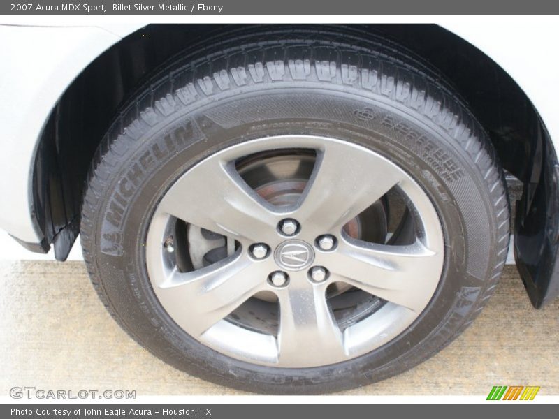 Billet Silver Metallic / Ebony 2007 Acura MDX Sport
