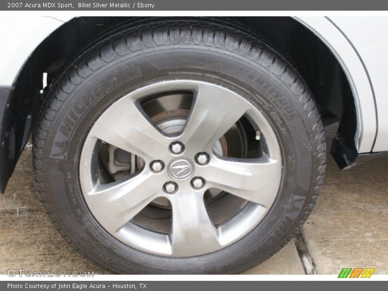 Billet Silver Metallic / Ebony 2007 Acura MDX Sport