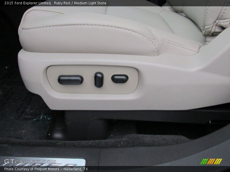 Ruby Red / Medium Light Stone 2015 Ford Explorer Limited