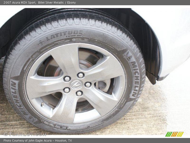 Billet Silver Metallic / Ebony 2007 Acura MDX Sport