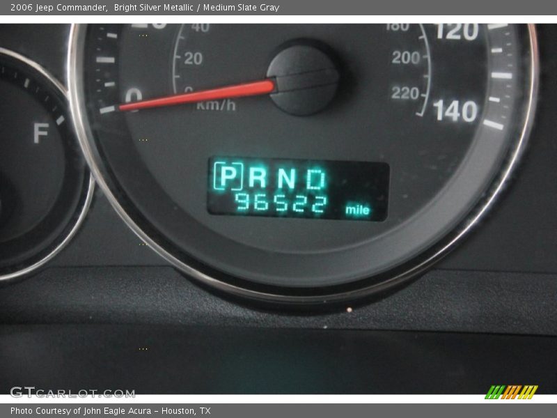 Bright Silver Metallic / Medium Slate Gray 2006 Jeep Commander