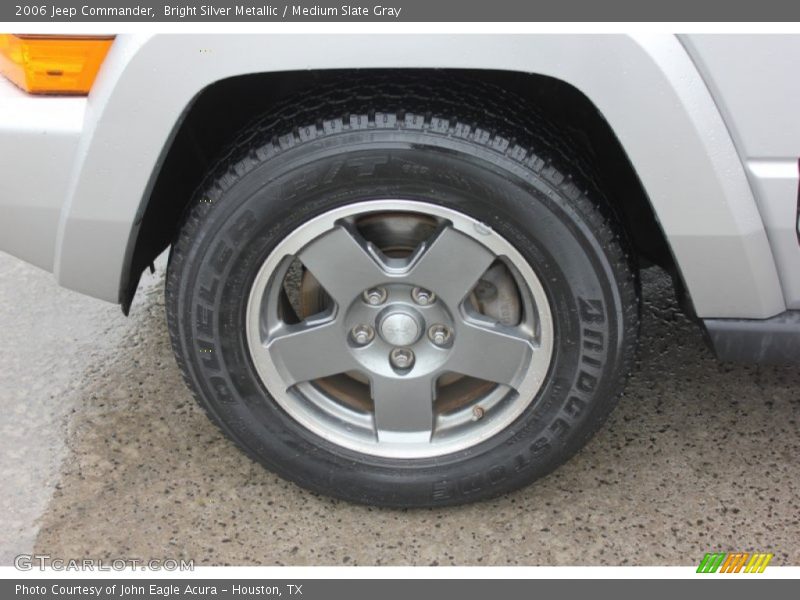 Bright Silver Metallic / Medium Slate Gray 2006 Jeep Commander