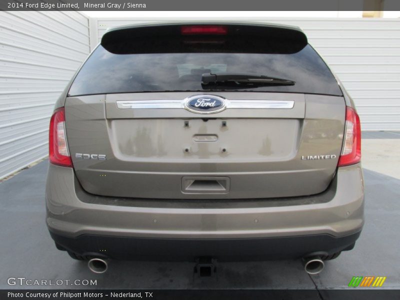 Mineral Gray / Sienna 2014 Ford Edge Limited