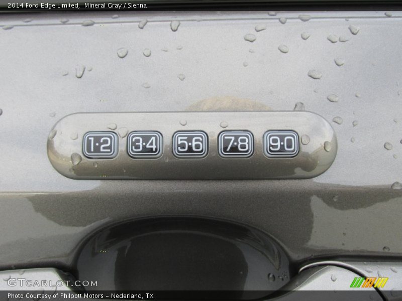Mineral Gray / Sienna 2014 Ford Edge Limited
