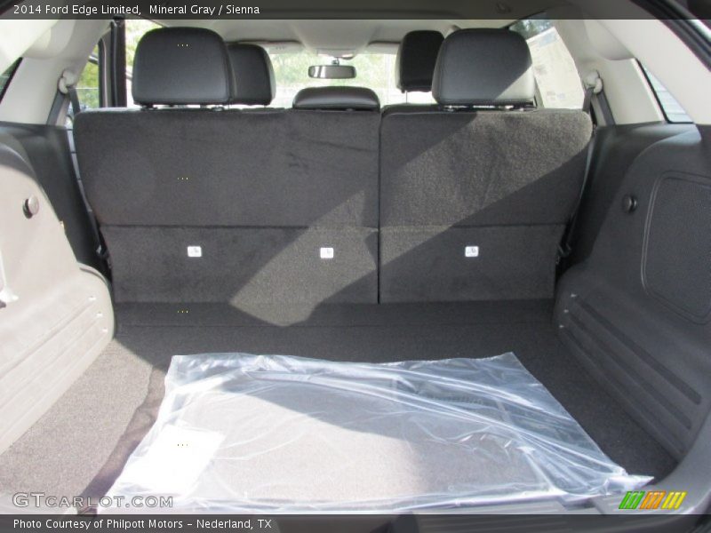 Mineral Gray / Sienna 2014 Ford Edge Limited