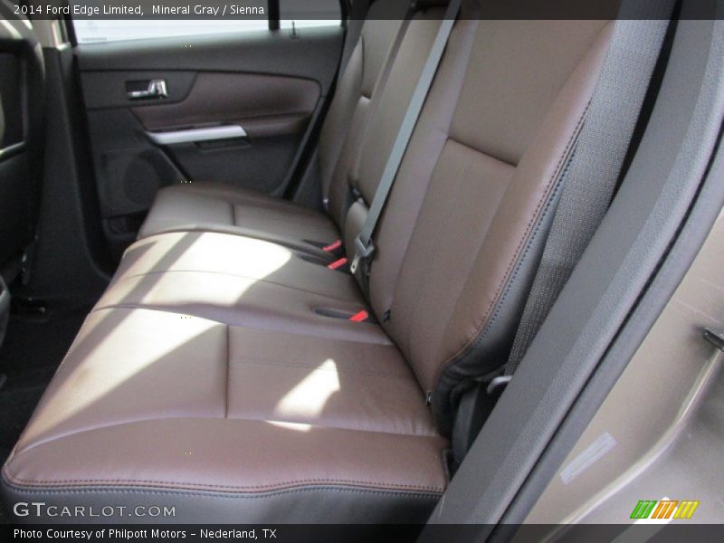 Mineral Gray / Sienna 2014 Ford Edge Limited