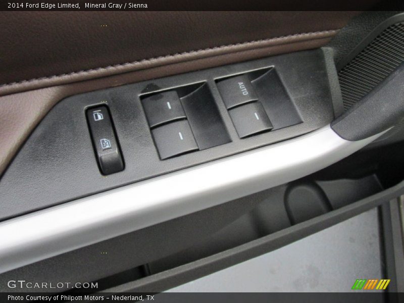 Mineral Gray / Sienna 2014 Ford Edge Limited
