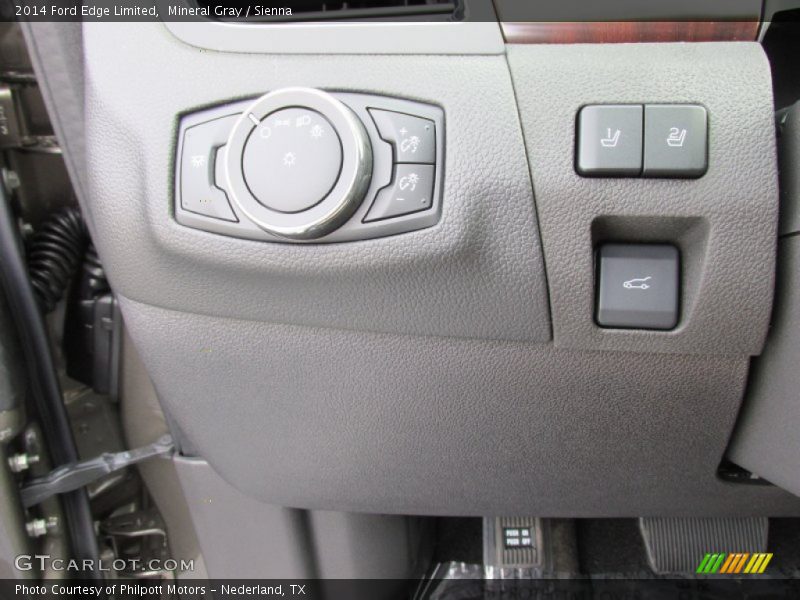Mineral Gray / Sienna 2014 Ford Edge Limited