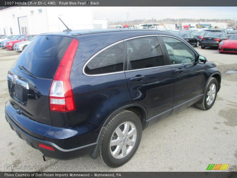 Royal Blue Pearl / Black 2007 Honda CR-V EX-L 4WD