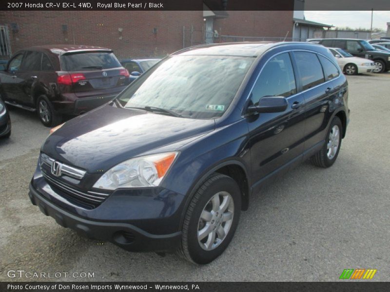 Royal Blue Pearl / Black 2007 Honda CR-V EX-L 4WD