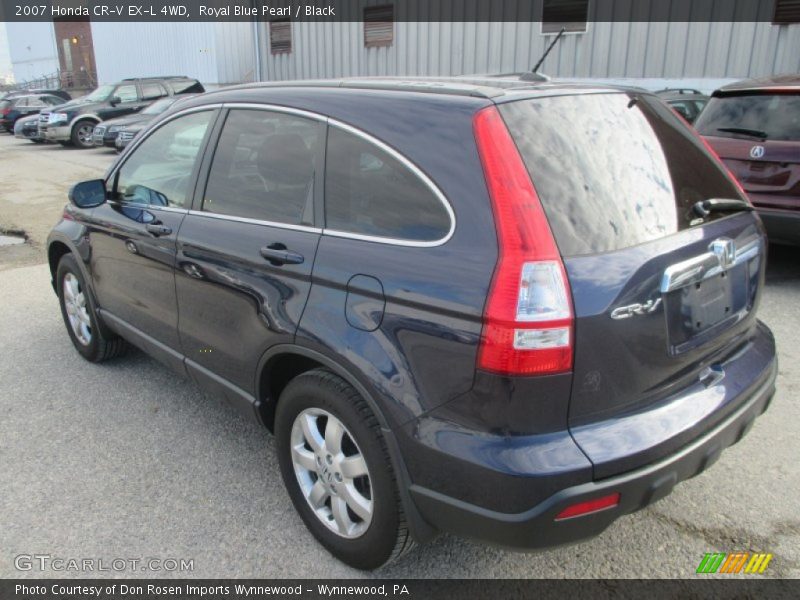 Royal Blue Pearl / Black 2007 Honda CR-V EX-L 4WD