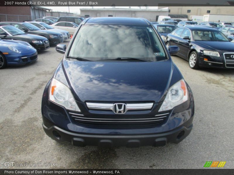 Royal Blue Pearl / Black 2007 Honda CR-V EX-L 4WD