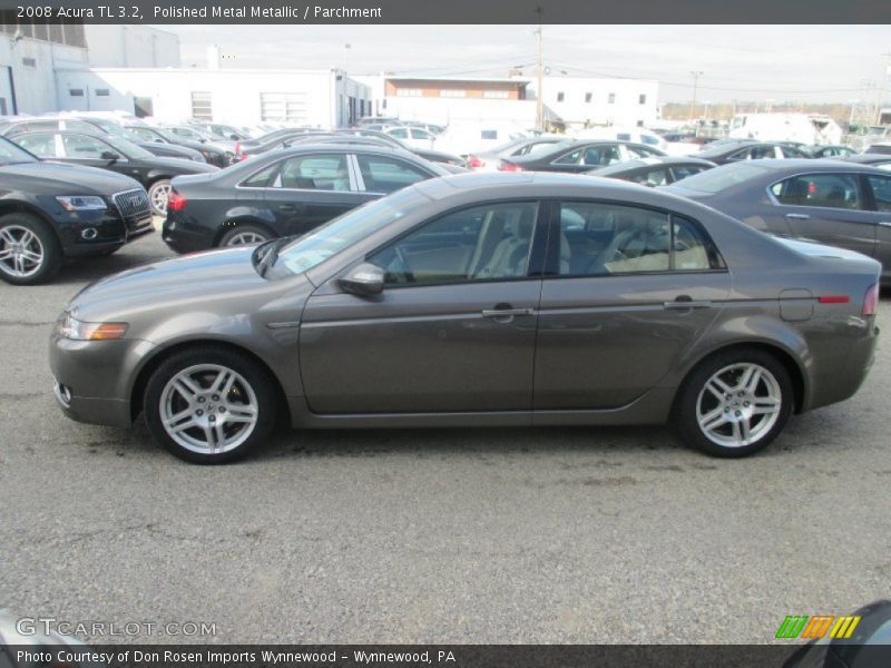 Polished Metal Metallic / Parchment 2008 Acura TL 3.2