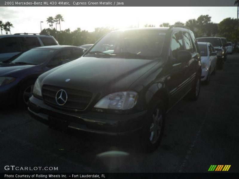 Cypress Green Metallic / Java 2001 Mercedes-Benz ML 430 4Matic