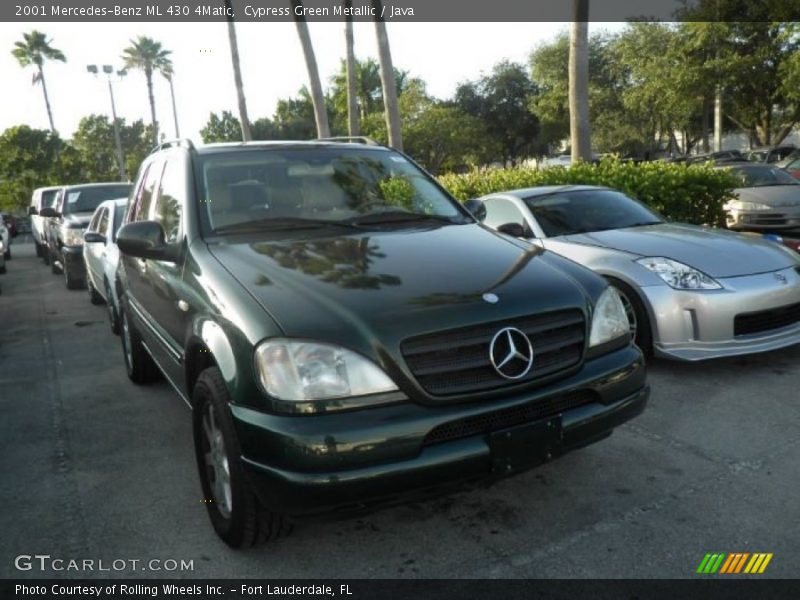 Cypress Green Metallic / Java 2001 Mercedes-Benz ML 430 4Matic