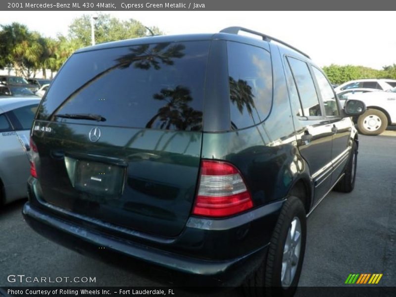 Cypress Green Metallic / Java 2001 Mercedes-Benz ML 430 4Matic