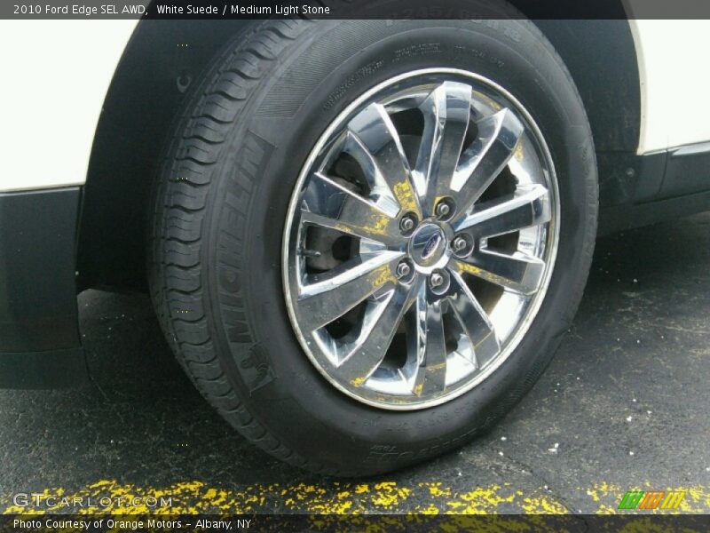 White Suede / Medium Light Stone 2010 Ford Edge SEL AWD
