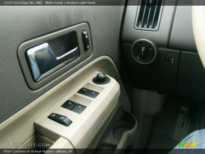 White Suede / Medium Light Stone 2010 Ford Edge SEL AWD