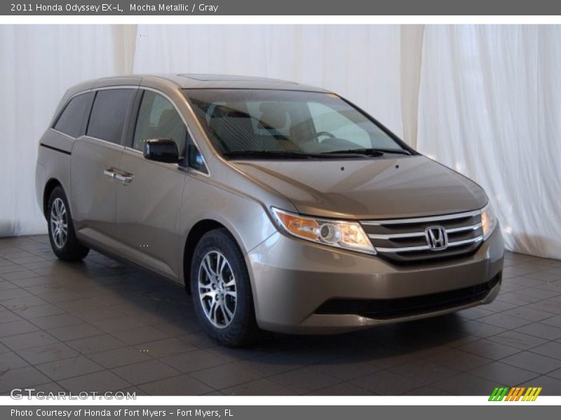 Mocha Metallic / Gray 2011 Honda Odyssey EX-L