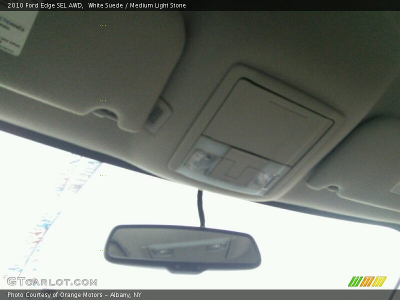 White Suede / Medium Light Stone 2010 Ford Edge SEL AWD