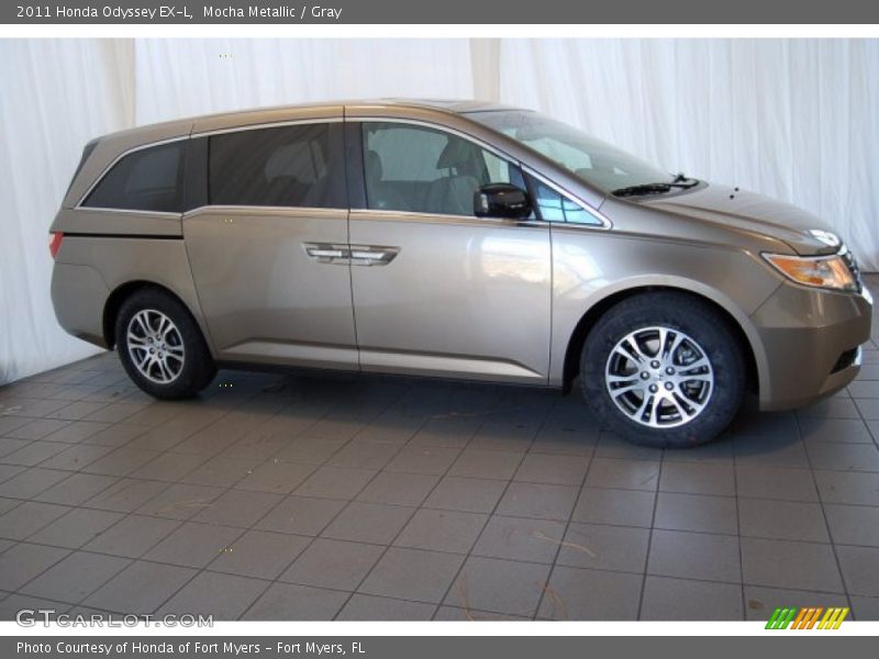 Mocha Metallic / Gray 2011 Honda Odyssey EX-L