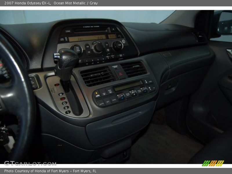 Ocean Mist Metallic / Gray 2007 Honda Odyssey EX-L