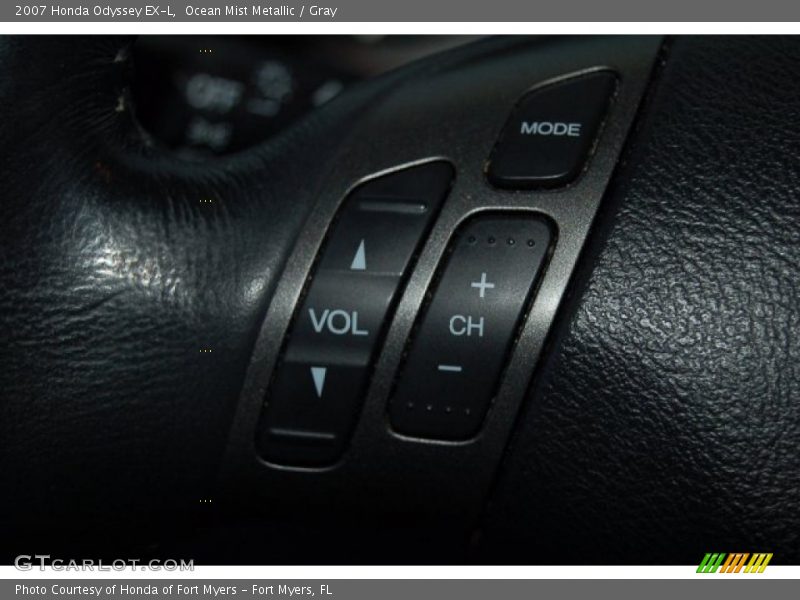 Ocean Mist Metallic / Gray 2007 Honda Odyssey EX-L