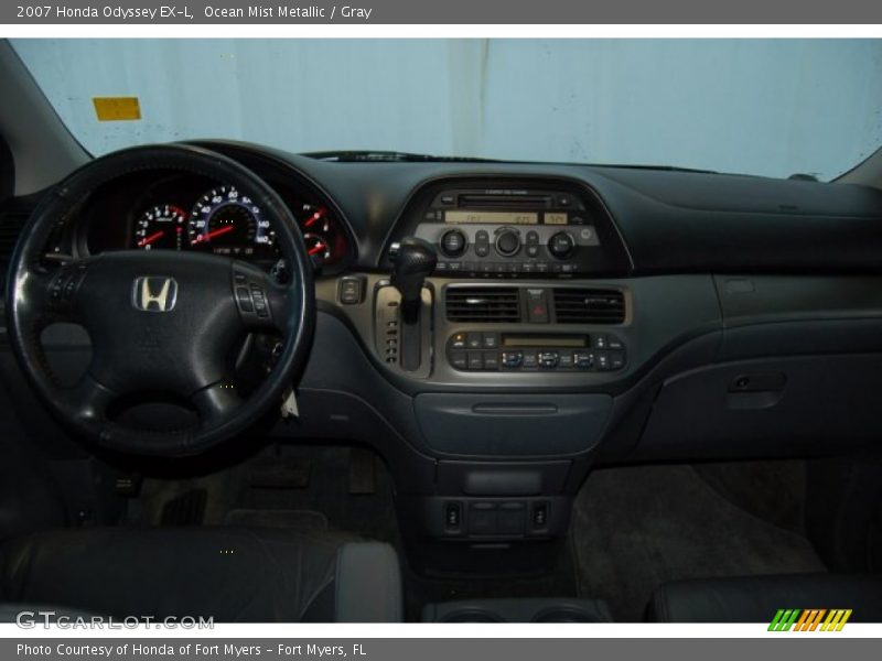 Ocean Mist Metallic / Gray 2007 Honda Odyssey EX-L