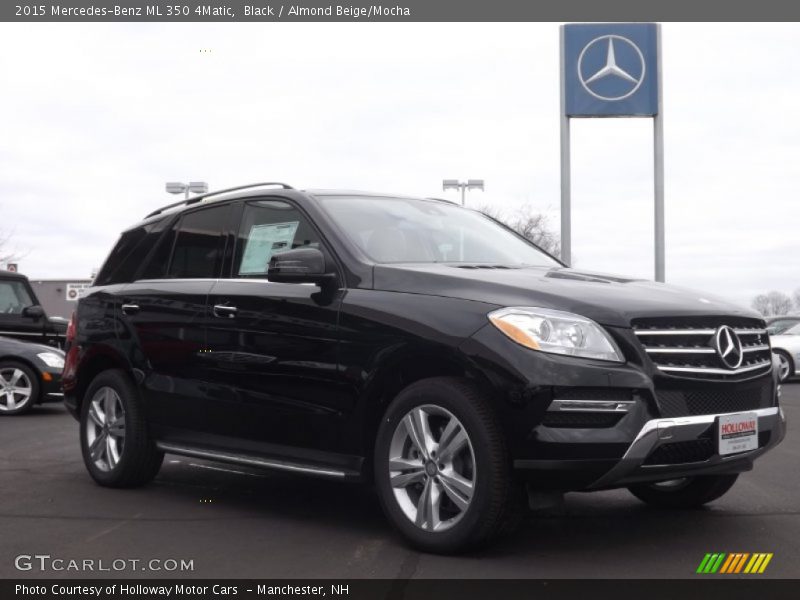Black / Almond Beige/Mocha 2015 Mercedes-Benz ML 350 4Matic
