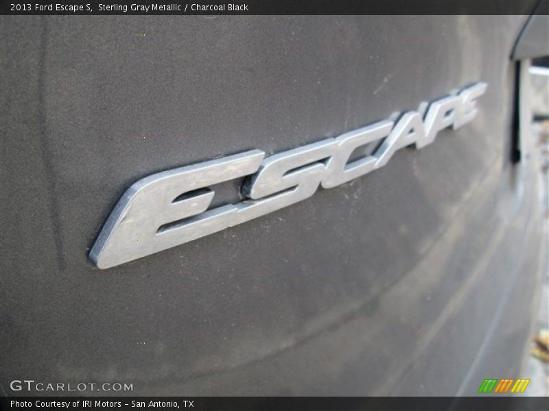 Sterling Gray Metallic / Charcoal Black 2013 Ford Escape S