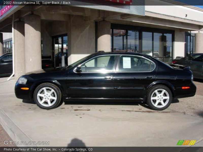Super Black / Black 2002 Nissan Maxima SE