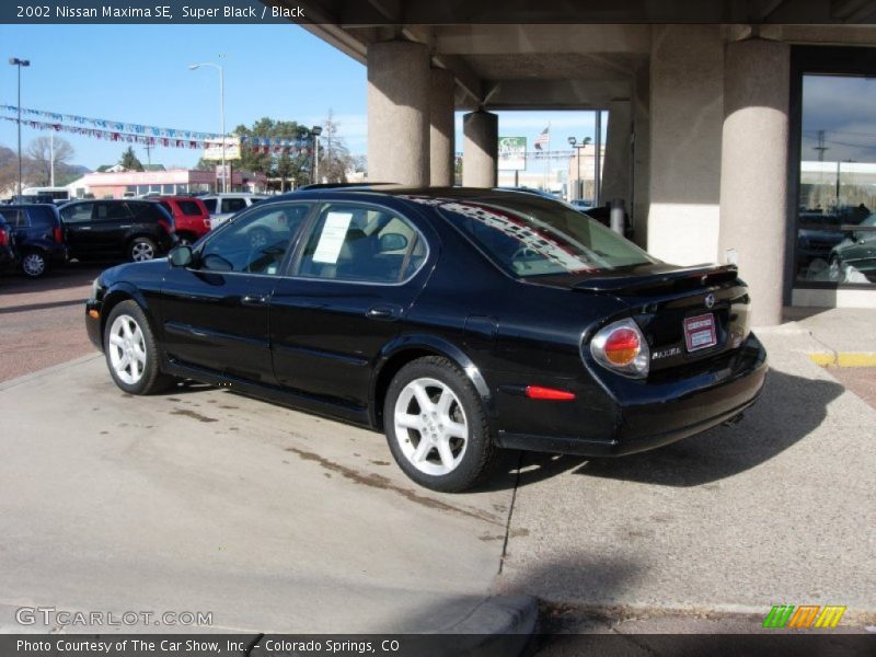 Super Black / Black 2002 Nissan Maxima SE