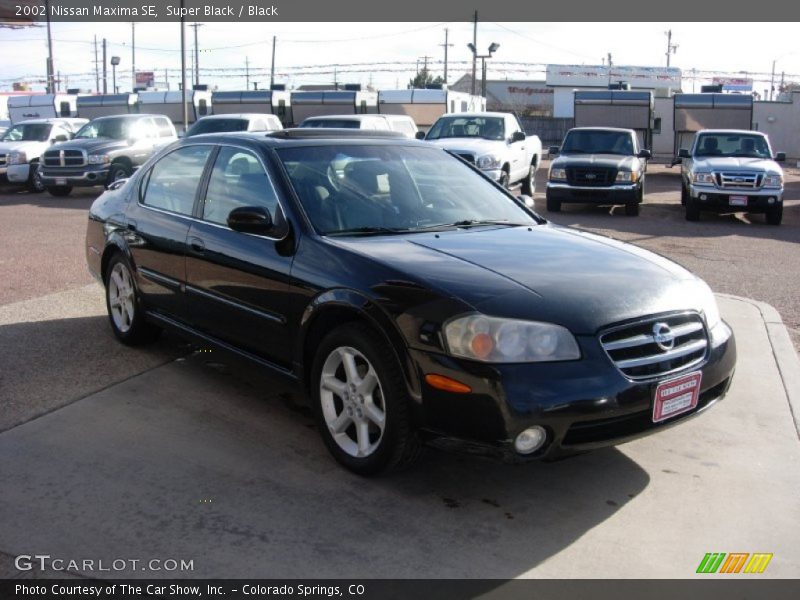 Super Black / Black 2002 Nissan Maxima SE