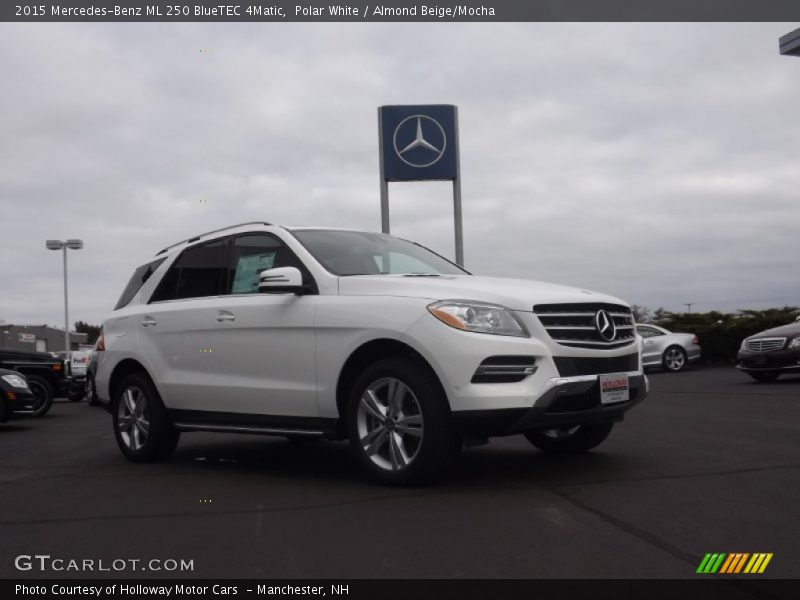 Polar White / Almond Beige/Mocha 2015 Mercedes-Benz ML 250 BlueTEC 4Matic