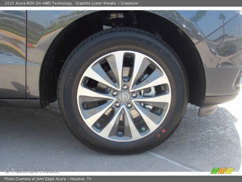Graphite Luster Metallic / Graystone 2015 Acura MDX SH-AWD Technology