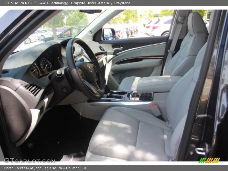 Graphite Luster Metallic / Graystone 2015 Acura MDX SH-AWD Technology