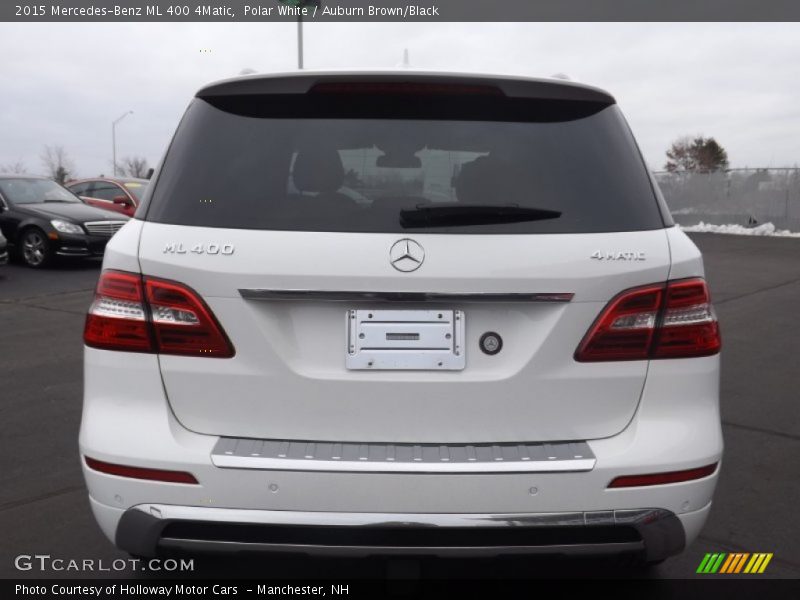 Polar White / Auburn Brown/Black 2015 Mercedes-Benz ML 400 4Matic