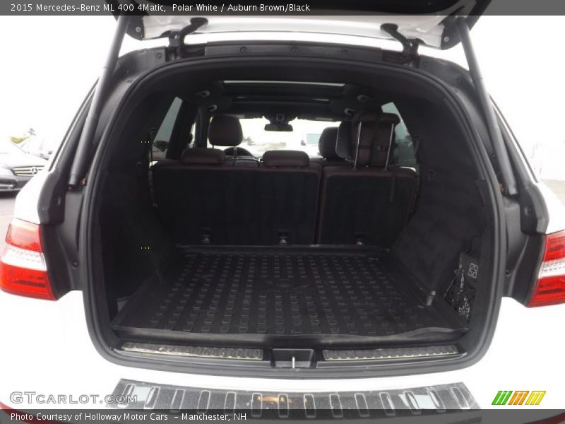 Polar White / Auburn Brown/Black 2015 Mercedes-Benz ML 400 4Matic
