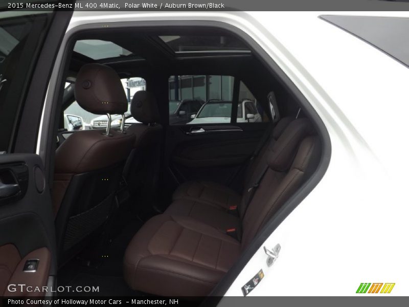 Polar White / Auburn Brown/Black 2015 Mercedes-Benz ML 400 4Matic
