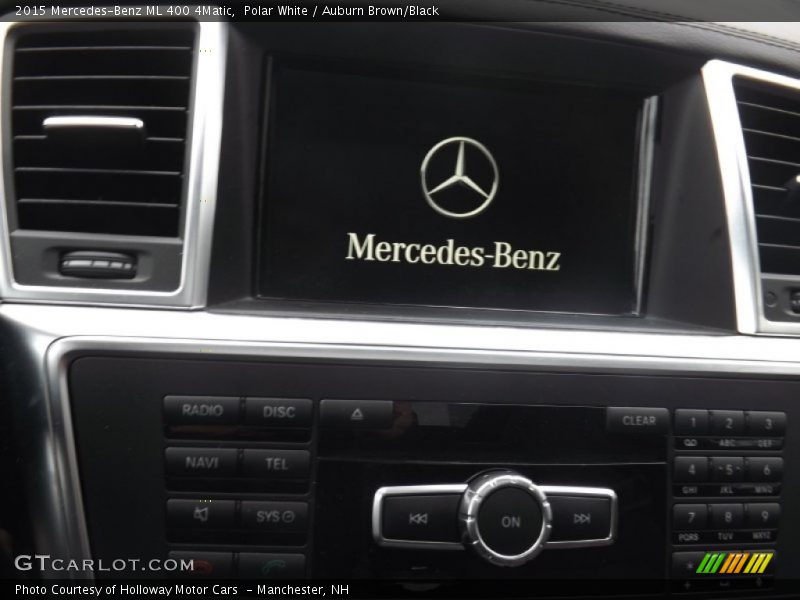 Polar White / Auburn Brown/Black 2015 Mercedes-Benz ML 400 4Matic