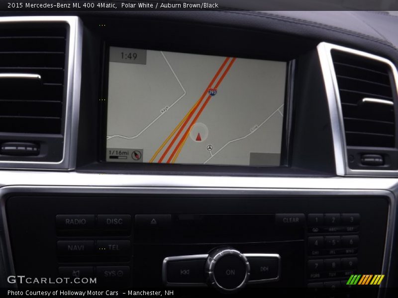 Polar White / Auburn Brown/Black 2015 Mercedes-Benz ML 400 4Matic