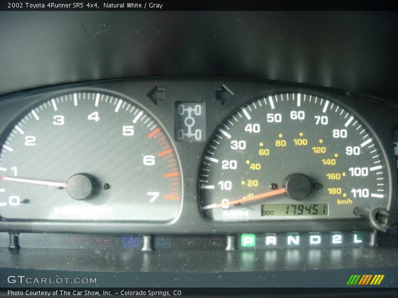 Natural White / Gray 2002 Toyota 4Runner SR5 4x4