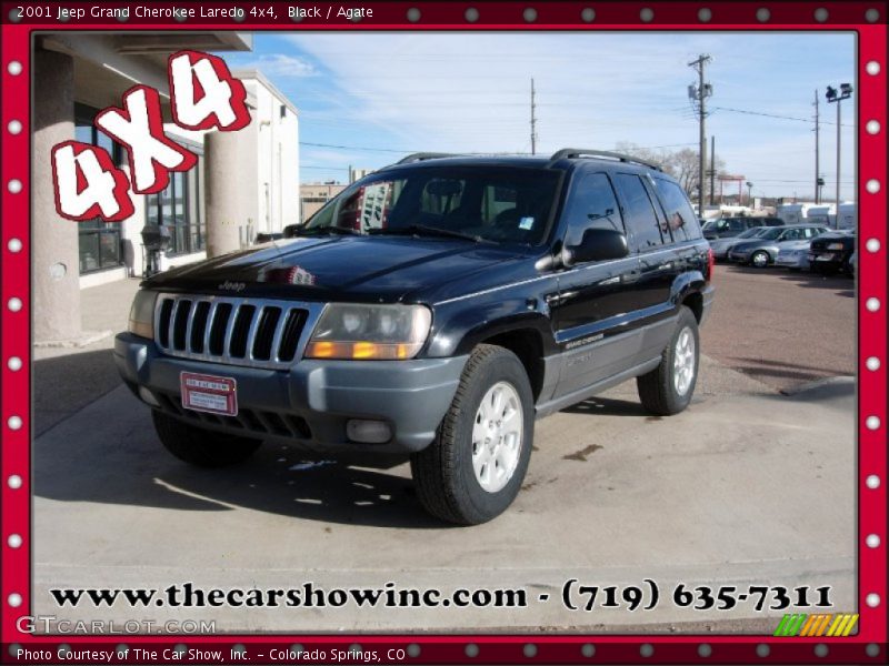 Black / Agate 2001 Jeep Grand Cherokee Laredo 4x4