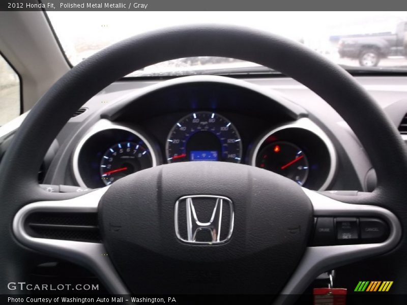 Polished Metal Metallic / Gray 2012 Honda Fit