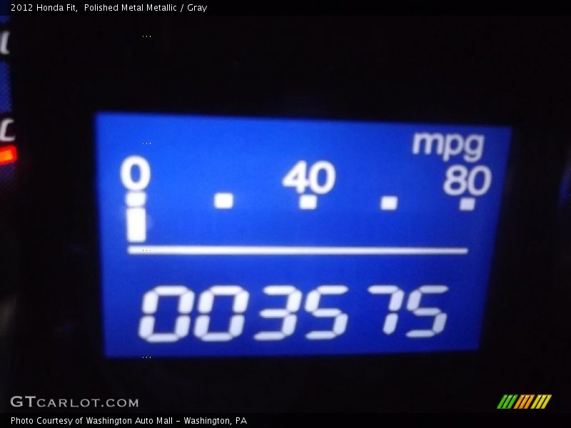 Polished Metal Metallic / Gray 2012 Honda Fit