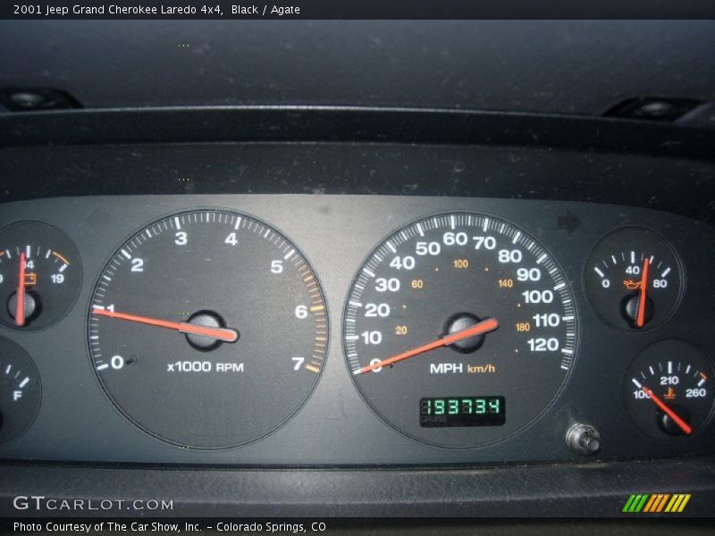 Black / Agate 2001 Jeep Grand Cherokee Laredo 4x4