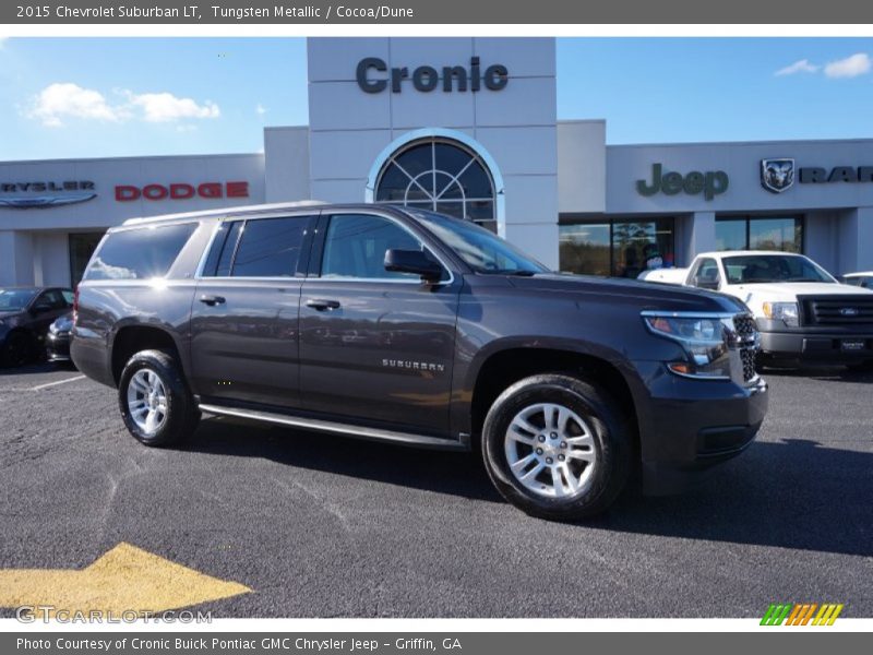 Tungsten Metallic / Cocoa/Dune 2015 Chevrolet Suburban LT