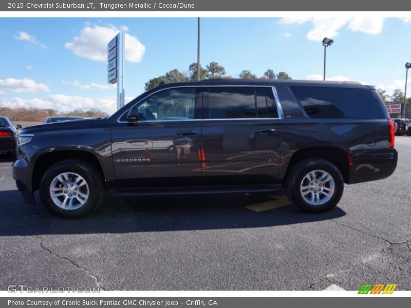 Tungsten Metallic / Cocoa/Dune 2015 Chevrolet Suburban LT
